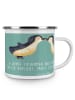 Mr. & Mrs. Panda Kaffeebecher 8. Hochzeitstag Blechhochzeit mit ... in Meeresbrise