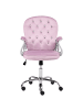 Beliani Bürostuhl  in Violett/Silber - (W) 58 x (H) 93 x (L) 58 cm