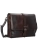 Leonhard Heyden Roma Aktentasche Leder 35 cm Laptopfach braun