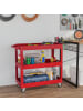 DURHAND Werkstattwagen-83L x 35,3B x 76H cm-Rot