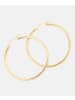 Diamant L'éternel Creolen aus 375 Gelbgold