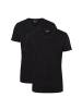 camano T-Shirt 2er Pack comfort in Schwarz