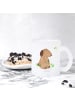 Mr. & Mrs. Panda Tee Tasse Hund Kleeblatt ohne Spruch in Transparent