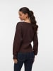 Vero Moda Strickjacke in Chocolate Torte