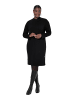 Ulla Popken Midikleid in schwarz