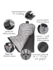 Zamboo Winter Fußsack Deluxe für Babyschale in schwarz