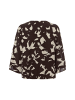 More & More Blusenshirt in schoko ecru - 0001