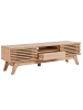 Beliani TV-Schrank DETROIT II in Braun - (W) 150 x (H) 43 x (L) 40 cm