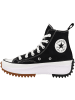 Converse Sneaker mid Run Star Hike Platform in schwarz