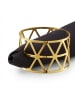 relaxdays 12 x Serviettenringe in Gold