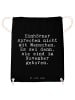 Mr. & Mrs. Panda Gym Bag Einhörner sprechen nicht mit... mit Spruch in Schwarz