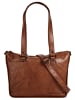 SPIKES & SPARROW Shopper echt Leder in cognac