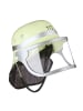 relaxdays 12 x Feuerwehrhelm in Gelb - (B)22,5x (H)24,5 x (T)28 cm