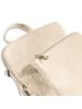 Toscanto Leder Cityrucksack Toscanto Rucksack beige ca. 30cm