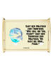Mr. & Mrs. Panda Servierbrett Walfisch Thunfisch mit Spruch in Gelb Pastell