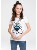 Logoshirt T-Shirt Asterix - Idefix Gesicht in altweiss
