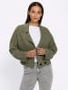 Heine Strickjacke in khaki-meliert