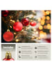 tectake Weihnachtskugeln  Durchmesser 3, 4 und 6 cm, rot