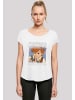 F4NT4STIC Long Cut T-Shirt Disney Winnie Puuh Der Bär Christopher Robin in weiß