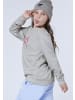 Polo Sylt Sweatshirt im floralem Logo-Design in Grau