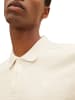 Tom Tailor Tom Tailor Shirt Basic T-Shirt mit Polokragen und Knopfleiste in weiß