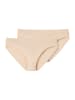 Schiesser Tai Slip 95/5 Organic Cotton in Sand