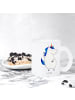 Mr. & Mrs. Panda Glas Einhorn Mann ohne Spruch in Transparent
