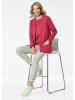 GOLDNER Kurzgröße:  Langarm Feinstrick-Cardigan in pink