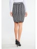 faina Damen Strickrock in schwarz