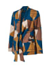 Mart Visser Hannah Blazer mit Print, Petrol/Mehrfarbig