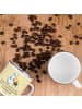 Mr. & Mrs. Panda Becher Emaille Bester Stiefvater mit Spruch in Gelb Pastell