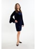 Usha Damen Minikleid Aus Samt in Marine