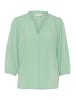 Kaffe Langarm-Bluse KAkatja Regular fit in Granite Green