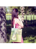 Mr. & Mrs. Panda Beutel Tasche Chinchilla Blume Design mit Spruch in Weiß