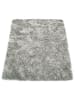 KADIMA DESIGN Hochflor Teppich Shaggy waschmaschinenwaschbar Einfarbig in Grau