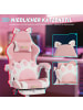 Vinsetto Gaming-Stuhl-63,5L x 53B x 118-128H cm-Rosa