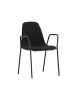 ebuy24 Esszimmerstuhl Klädesholmen schwarz 2er Set