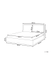 Beliani Doppelbett BAJONNA in Beige/Schwarz - (W) 180 x (H) 94 x (L) 235 cm