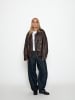 minus Jacket in Java Brown Print