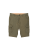 Tom Tailor Short in olive diamond structure