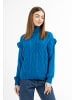 myMo Damen Strick Pullover in KÖNIGSBLAU