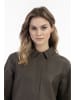 DreiMaster Vintage Damen Lederhemd in Taupe