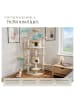 tectake Katzenbaum Fippi 201 cm Diverse Farben  beige-Weiss