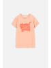 Coccodrillo Kurzärmeliges T-Shirt in gedämpftes Rosa