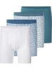 BABISTA 4er Pack Boxershorts VITLIDE in petrol mint weiß