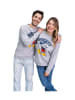 Disney Mickey Mouse Pullover Sweatshirt in Grau