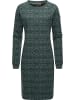 ragwear Sweatkleid Dassa Aztec in Pine Green