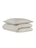 UNCOVER BY SCHIESSER Bettwäscheset Punto – Satin – 2teilig in Beige
