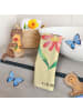 Mr. & Mrs. Panda Mini-Handtuch Hummel Blume ohne Spruch in Gelb Pastell