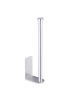 relaxdays Ersatzrollenhalter in Silber - (B)4,5 x (H)26 x (T)7,5 cm